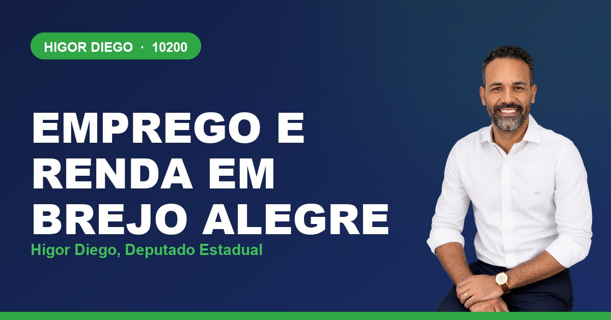 Emprego e Renda em Brejo Alegre, com Higor Diego, deputado estadual 10200
