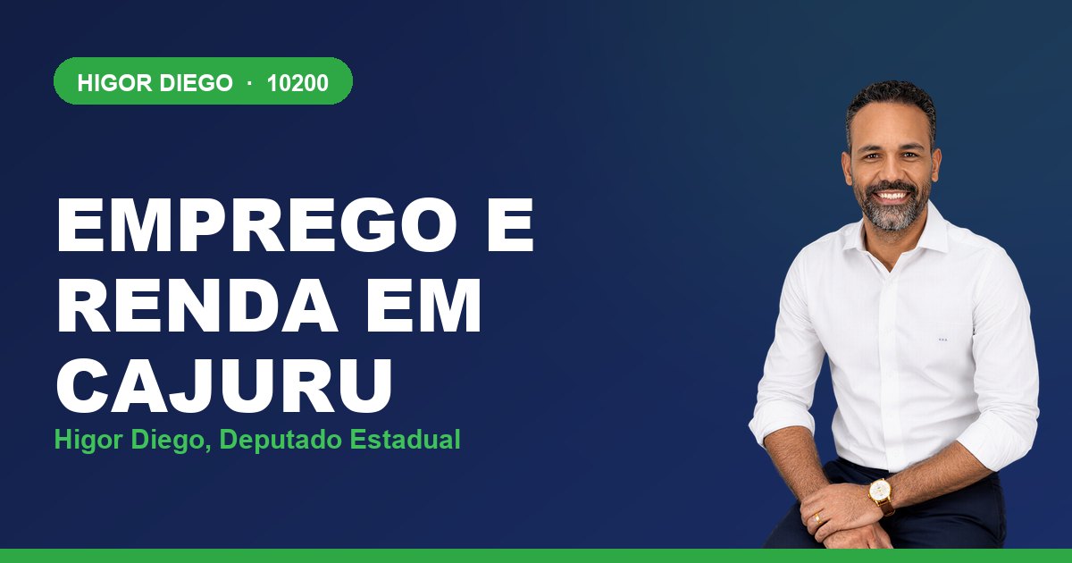 Emprego e Renda em Cajuru, com Higor Diego, deputado estadual 10200