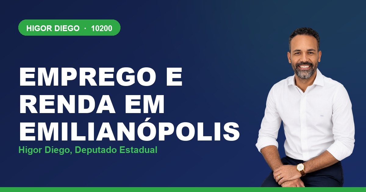 Emprego e Renda em Emilianópolis, com Higor Diego, deputado estadual 10200