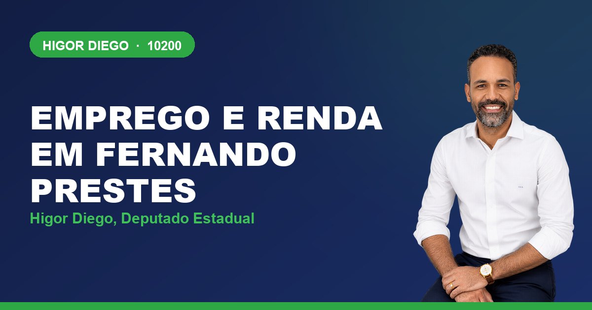 Emprego e Renda em Fernando Prestes, com Higor Diego, deputado estadual 10200