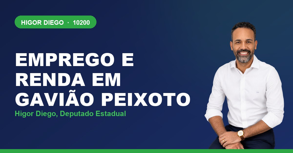 Emprego e Renda em Gavião Peixoto, com Higor Diego, deputado estadual 10200