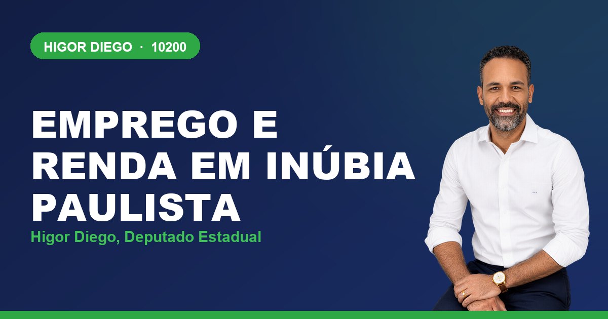 Emprego e Renda em Inúbia Paulista, com Higor Diego, deputado estadual 10200
