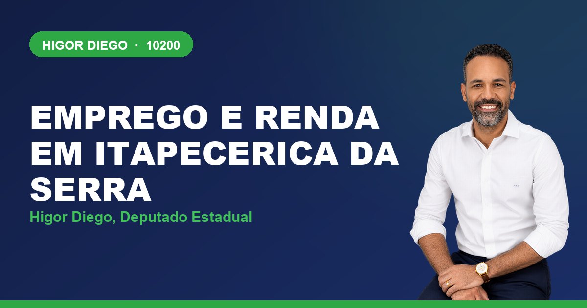 Emprego e Renda em Itapecerica da Serra, com Higor Diego, deputado estadual 10200