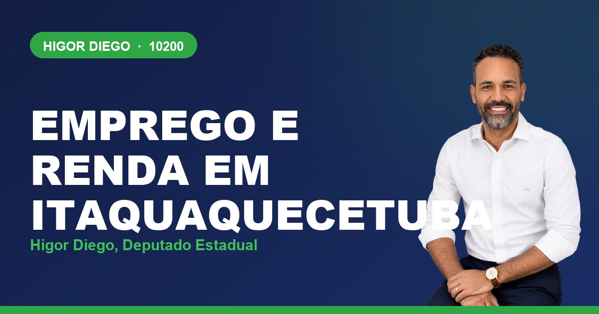 Emprego e Renda em Itaquaquecetuba, com Higor Diego, deputado estadual 10200