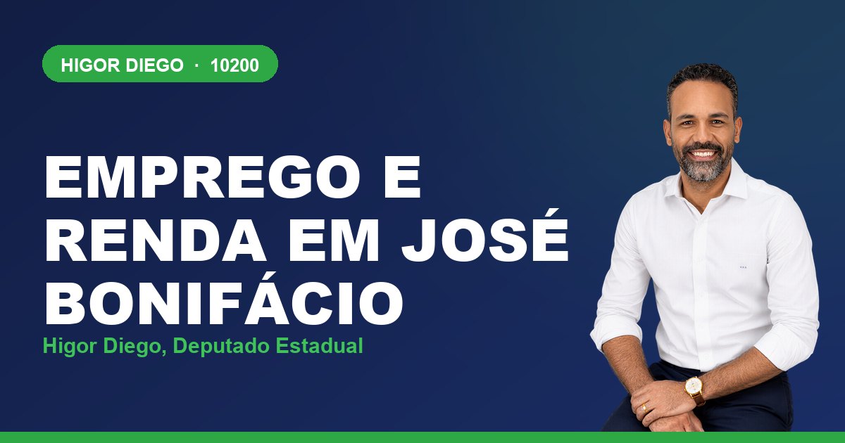 Emprego e Renda em José Bonifácio, com Higor Diego, deputado estadual 10200
