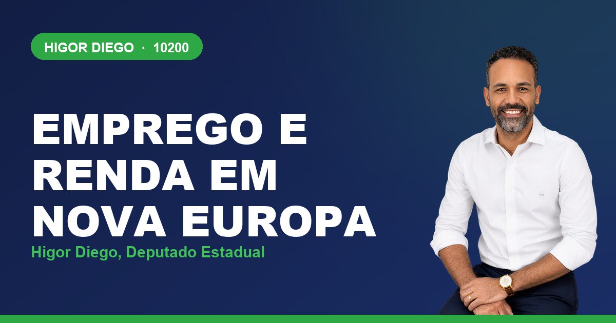 Emprego e Renda em Nova Europa, com Higor Diego, deputado estadual 10200