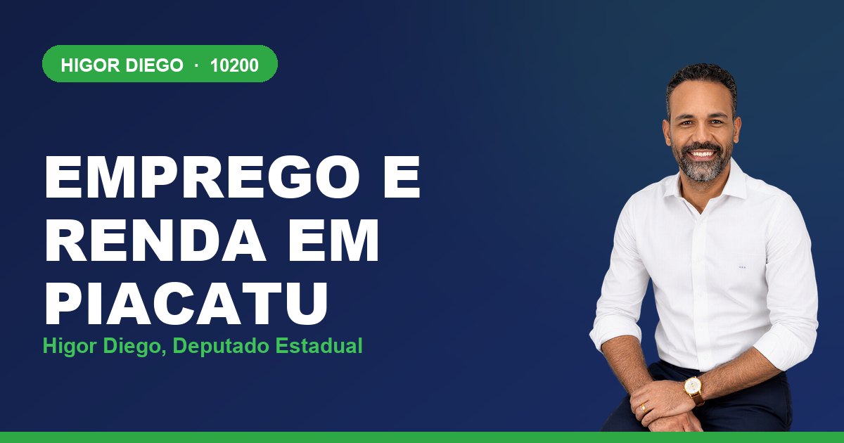 Emprego e Renda em Piacatu, com Higor Diego, deputado estadual 10200