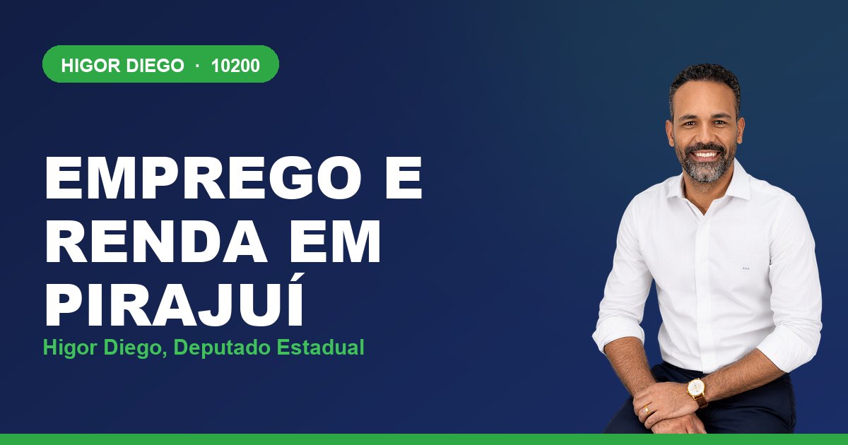 Emprego e Renda em Pirajuí, com Higor Diego, deputado estadual 10200