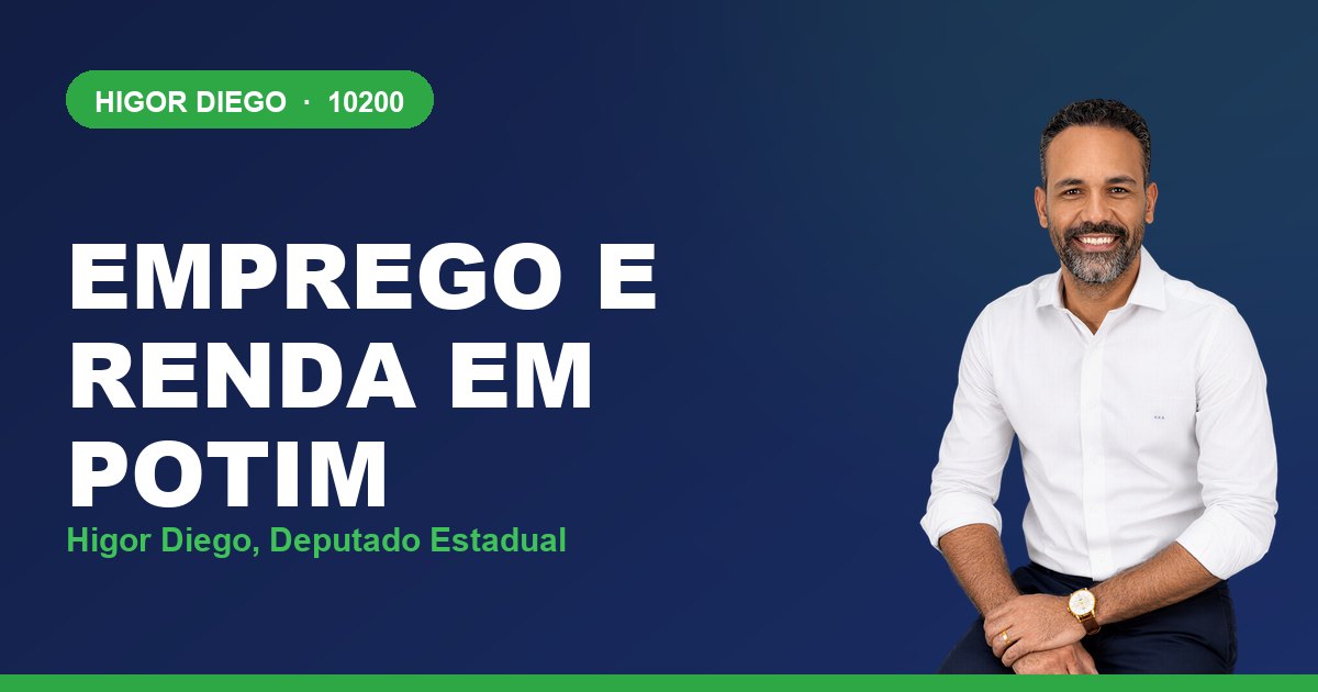 Emprego e Renda em Potim, com Higor Diego, deputado estadual 10200
