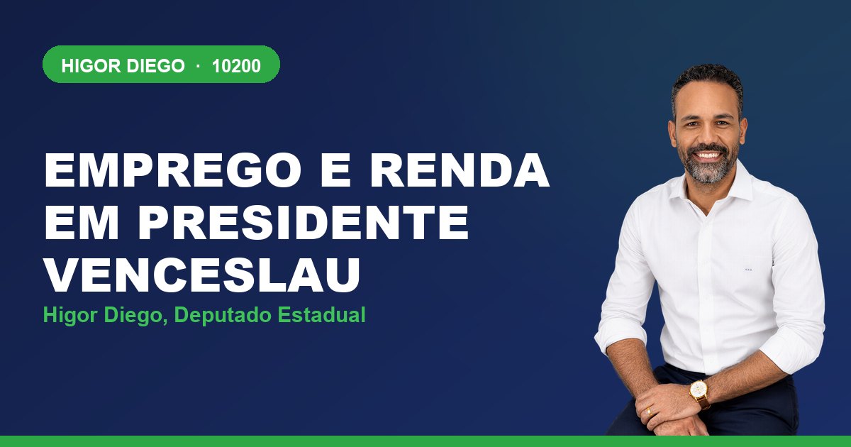 Emprego e Renda em Presidente Venceslau, com Higor Diego, deputado estadual 10200