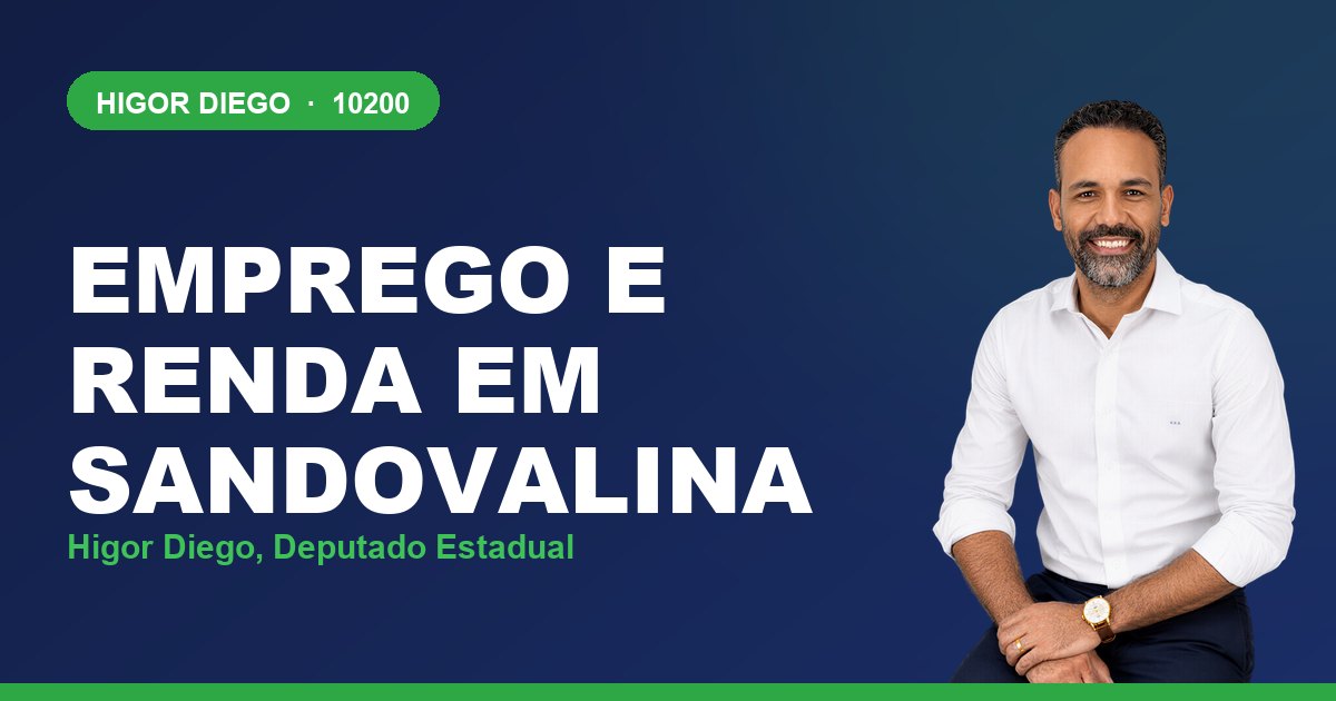 Emprego e Renda em Sandovalina, com Higor Diego, deputado estadual 10200