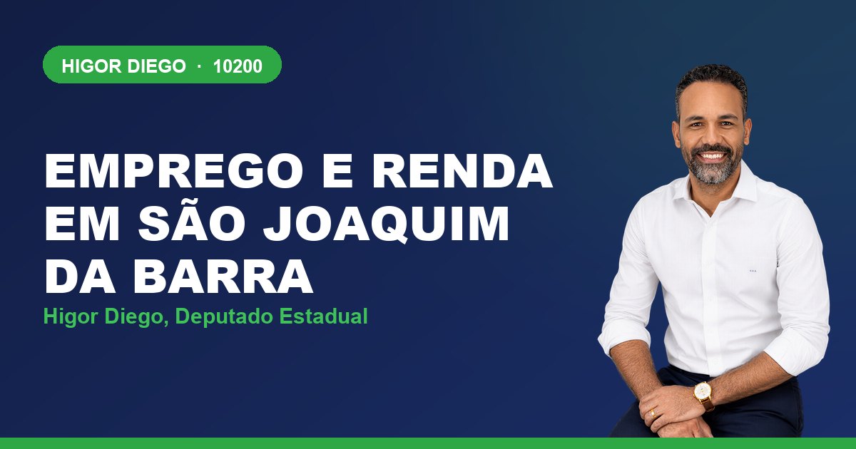 Emprego e Renda em São Joaquim da Barra, com Higor Diego, deputado estadual 10200