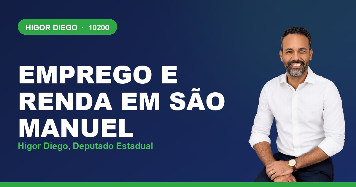 Emprego e Renda em São Manuel, com Higor Diego, deputado estadual 10200