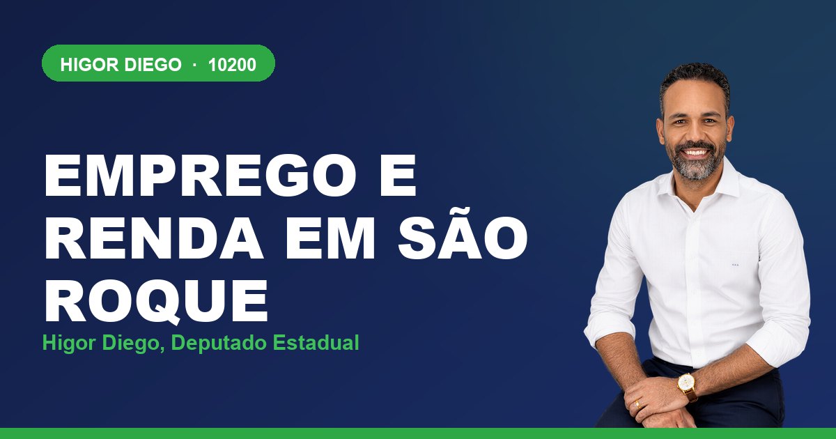 Emprego e Renda em São Roque, com Higor Diego, deputado estadual 10200