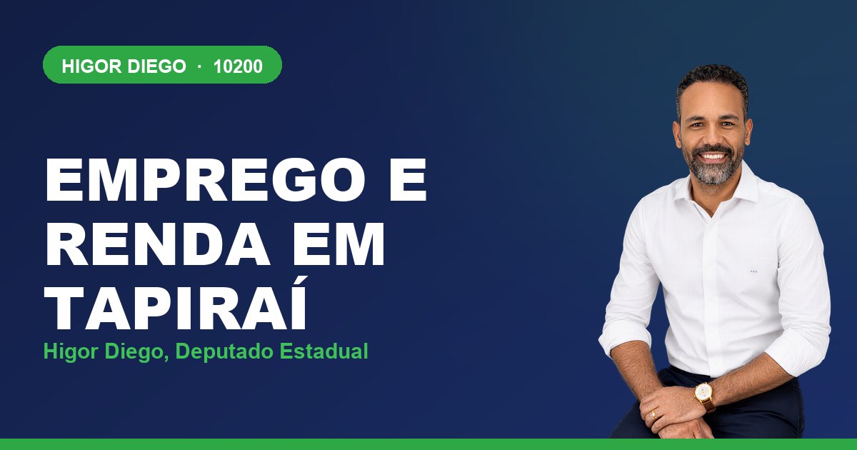 Emprego e Renda em Tapiraí, com Higor Diego, deputado estadual 10200