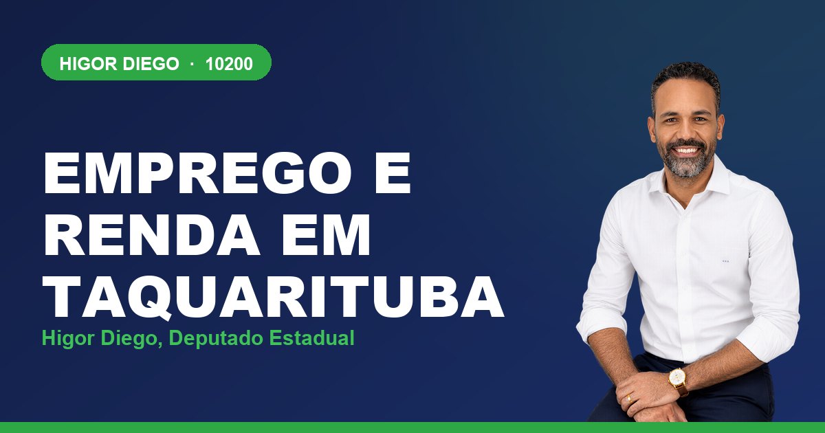 Emprego e Renda em Taquarituba, com Higor Diego, deputado estadual 10200