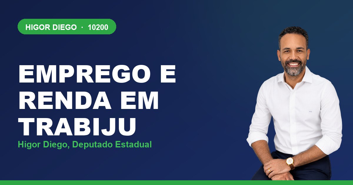 Emprego e Renda em Trabiju, com Higor Diego, deputado estadual 10200