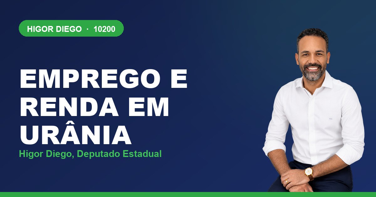 Emprego e Renda em Urânia, com Higor Diego, deputado estadual 10200