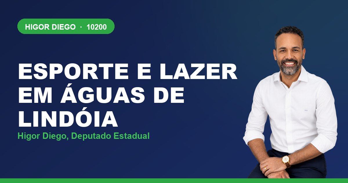 Esporte e Lazer em Águas de Lindóia, com Higor Diego, deputado estadual 10200