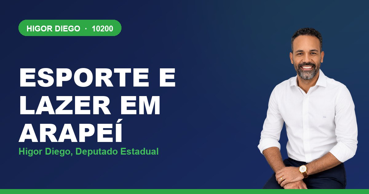 Esporte e Lazer em Arapeí, com Higor Diego, deputado estadual 10200