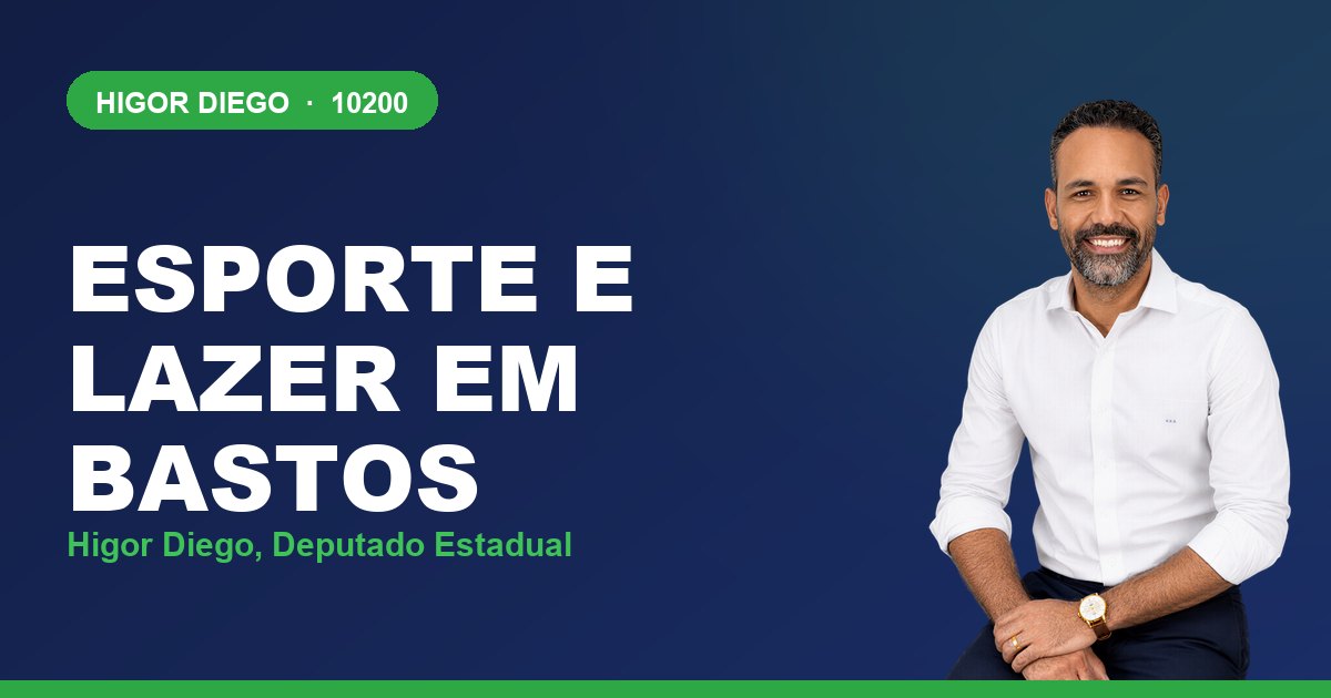 Esporte e Lazer em Bastos, com Higor Diego, deputado estadual 10200