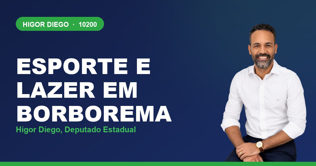 Esporte e Lazer em Borborema, com Higor Diego, deputado estadual 10200