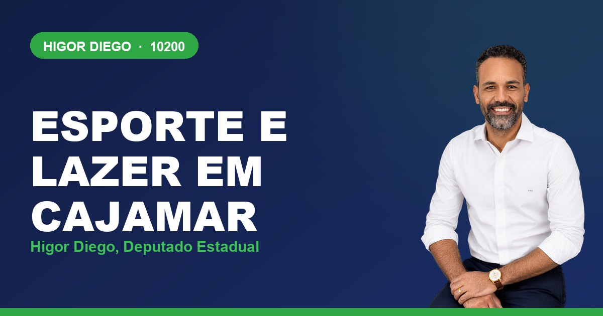 Esporte e Lazer em Cajamar, com Higor Diego, deputado estadual 10200