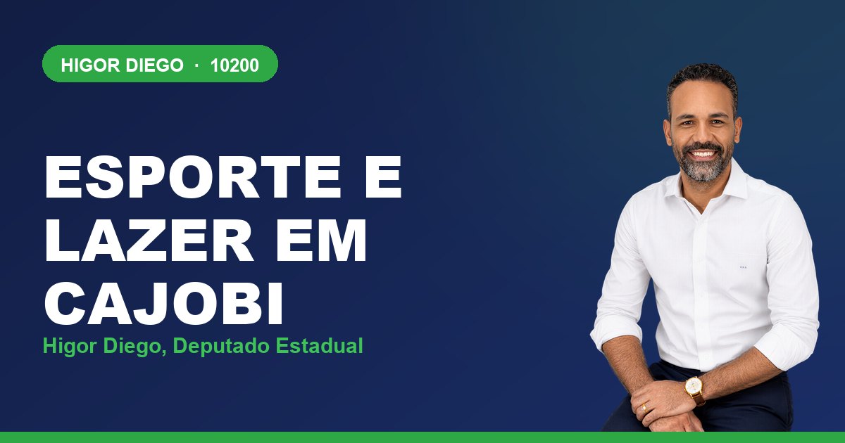 Esporte e Lazer em Cajobi, com Higor Diego, deputado estadual 10200