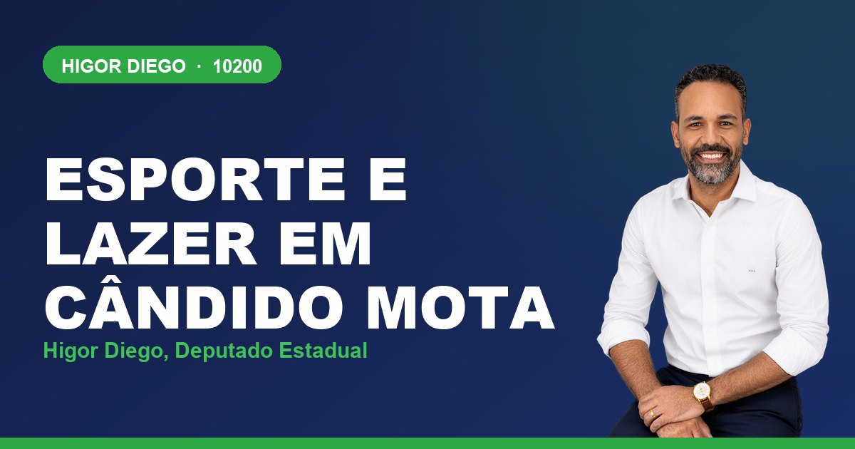 Esporte e Lazer em Cândido Mota, com Higor Diego, deputado estadual 10200