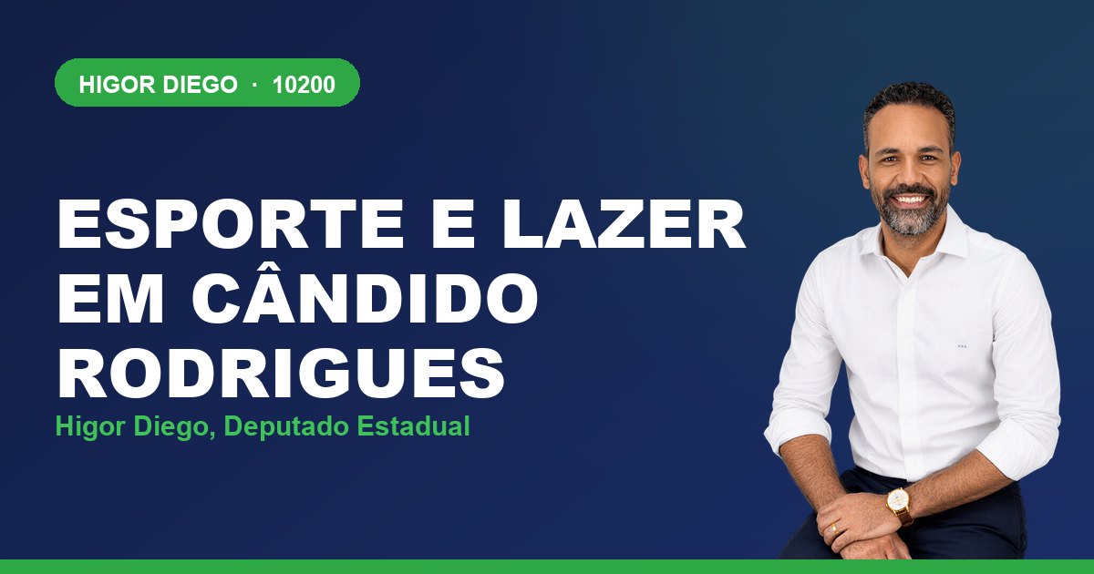 Esporte e Lazer em Cândido Rodrigues, com Higor Diego, deputado estadual 10200