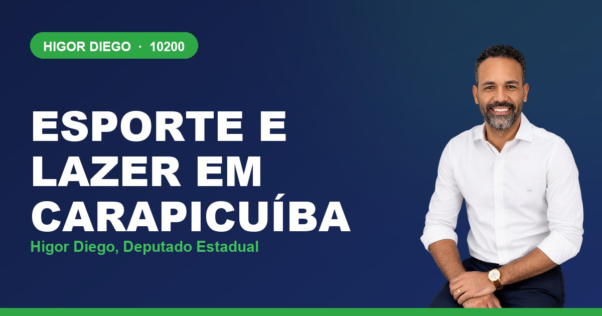 Esporte e Lazer em Carapicuíba, com Higor Diego, deputado estadual 10200