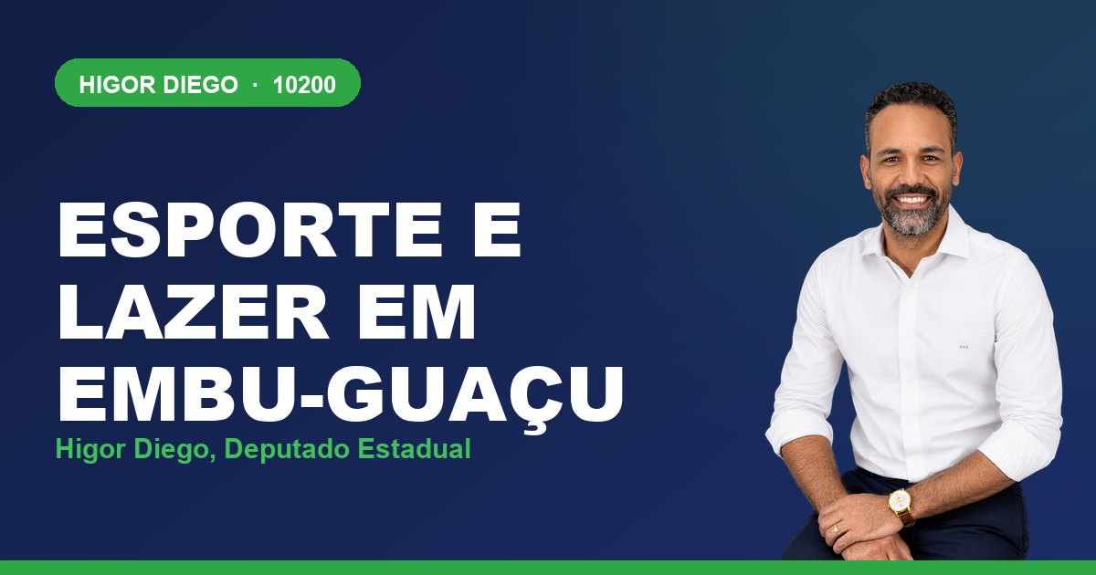 Esporte e Lazer em Embu-Guaçu, com Higor Diego, deputado estadual 10200
