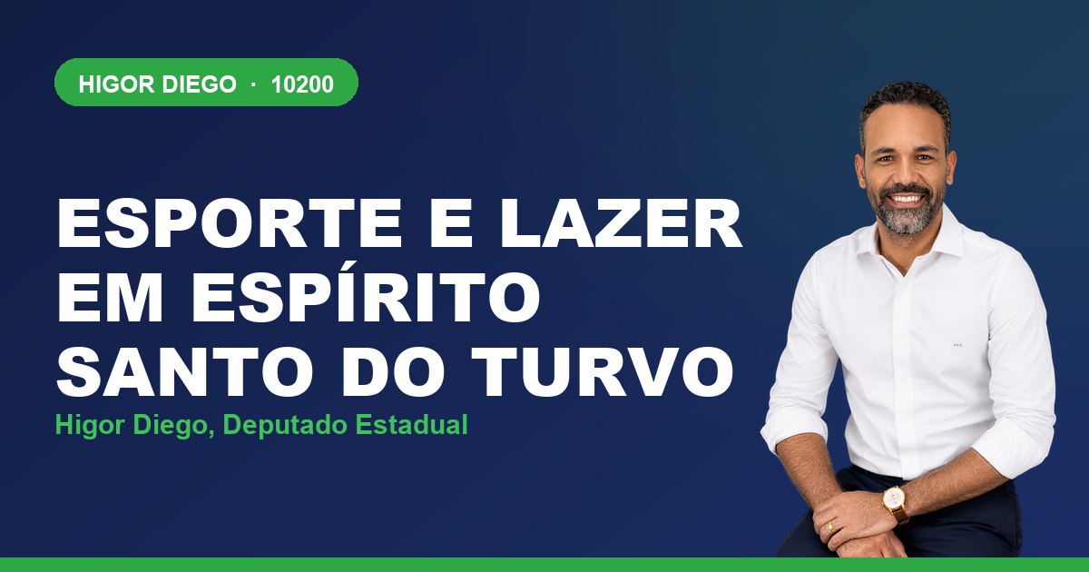 Esporte e Lazer em Espírito Santo do Turvo, com Higor Diego, deputado estadual 10200