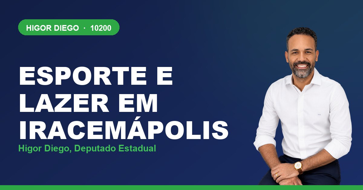 Esporte e Lazer em Iracemápolis, com Higor Diego, deputado estadual 10200