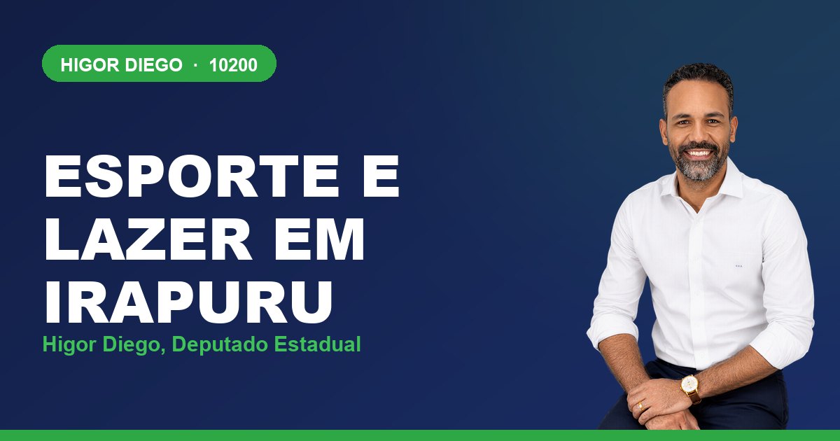 Esporte e Lazer em Irapuru, com Higor Diego, deputado estadual 10200