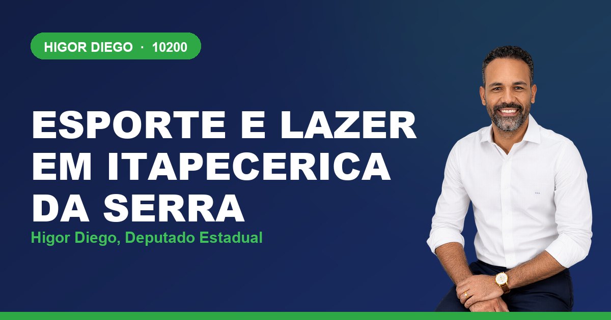 Esporte e Lazer em Itapecerica da Serra, com Higor Diego, deputado estadual 10200