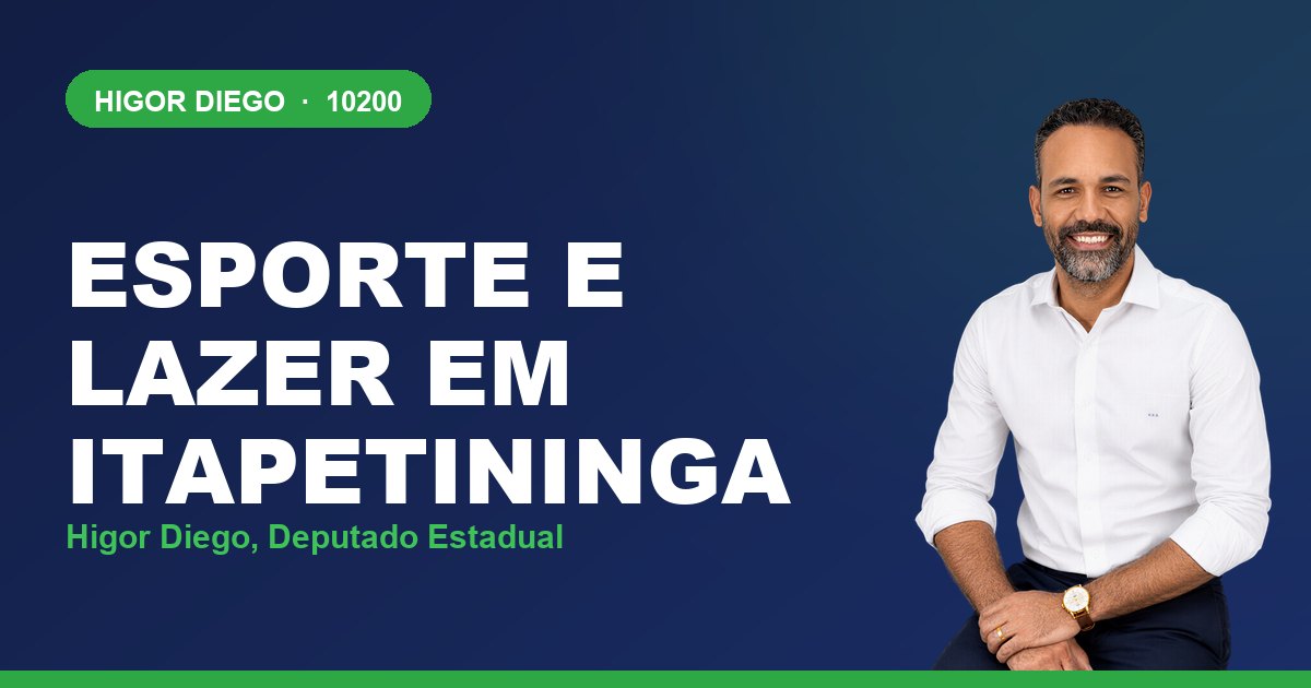 Esporte e Lazer em Itapetininga, com Higor Diego, deputado estadual 10200