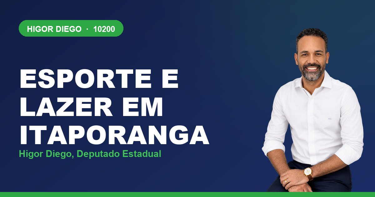 Esporte e Lazer em Itaporanga, com Higor Diego, deputado estadual 10200