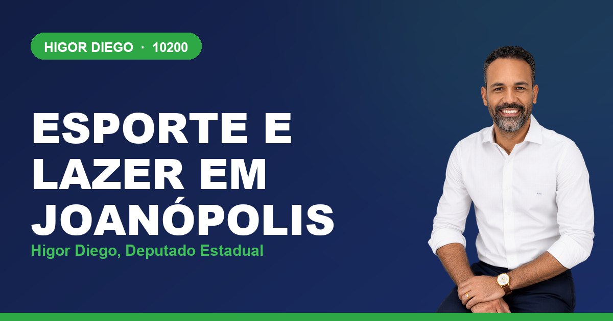 Esporte e Lazer em Joanópolis, com Higor Diego, deputado estadual 10200