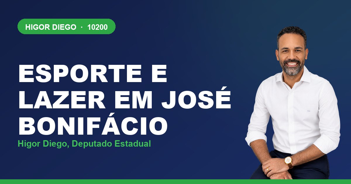 Esporte e Lazer em José Bonifácio, com Higor Diego, deputado estadual 10200