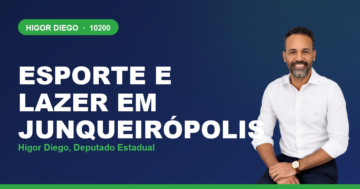 Esporte e Lazer em Junqueirópolis, com Higor Diego, deputado estadual 10200