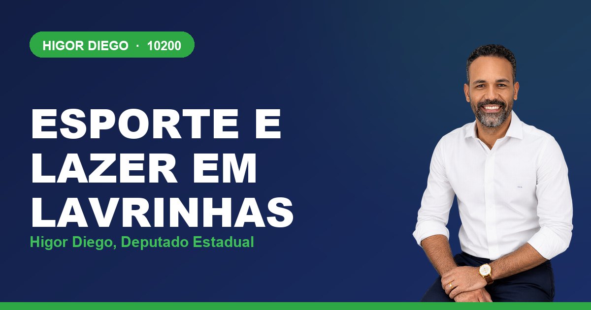 Esporte e Lazer em Lavrinhas, com Higor Diego, deputado estadual 10200