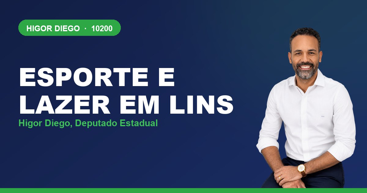 Esporte e Lazer em Lins, com Higor Diego, deputado estadual 10200