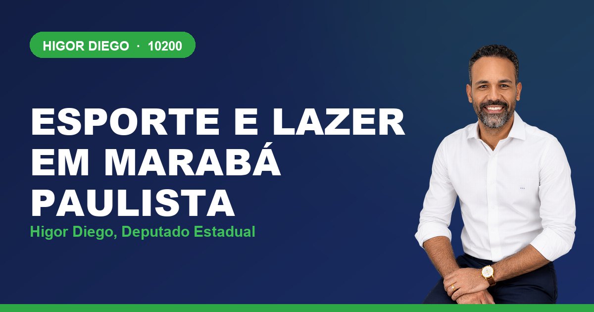 Esporte e Lazer em Marabá Paulista, com Higor Diego, deputado estadual 10200