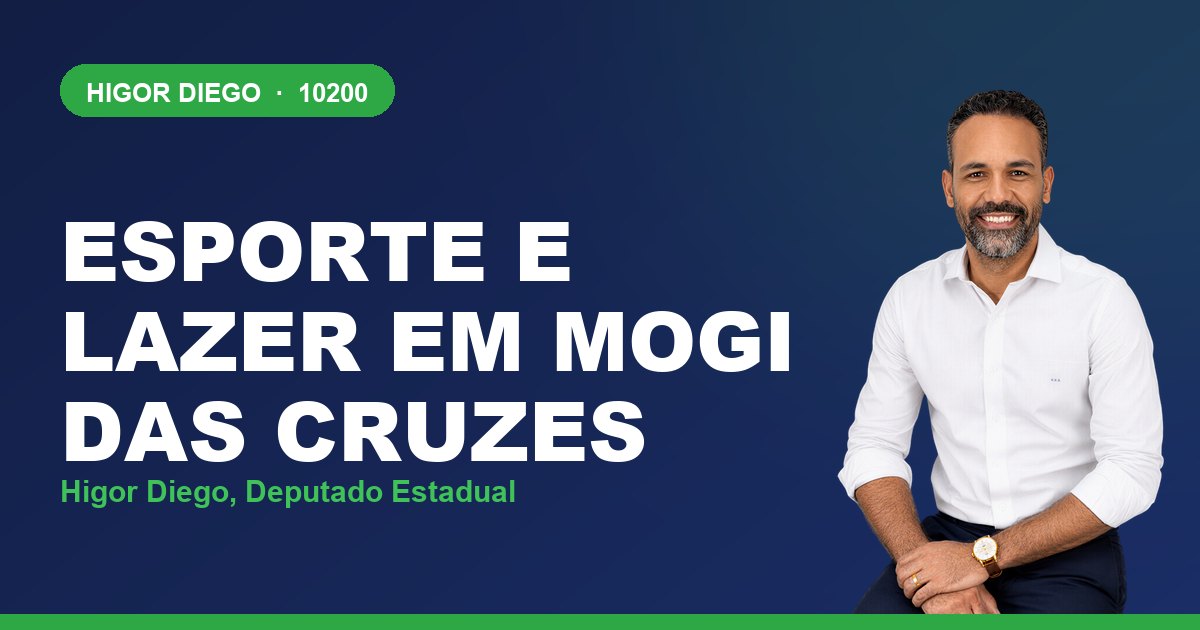 Esporte e Lazer em Mogi das Cruzes, com Higor Diego, deputado estadual 10200