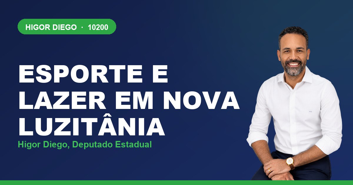 Esporte e Lazer em Nova Luzitânia, com Higor Diego, deputado estadual 10200