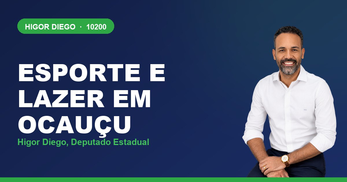 Esporte e Lazer em Ocauçu, com Higor Diego, deputado estadual 10200