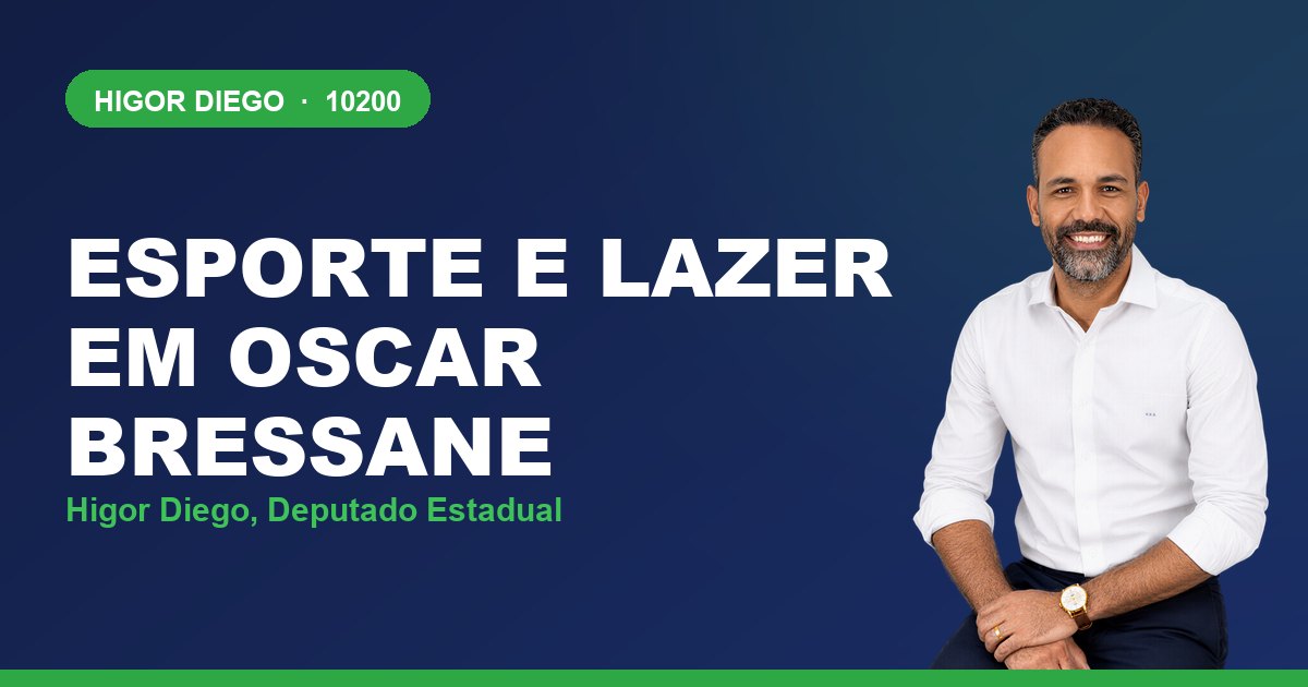 Esporte e Lazer em Oscar Bressane, com Higor Diego, deputado estadual 10200