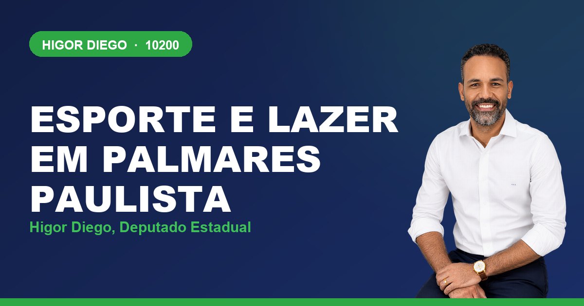 Esporte e Lazer em Palmares Paulista, com Higor Diego, deputado estadual 10200