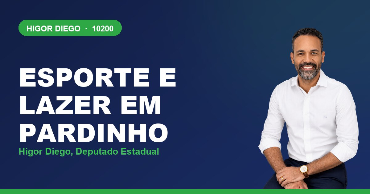 Esporte e Lazer em Pardinho, com Higor Diego, deputado estadual 10200
